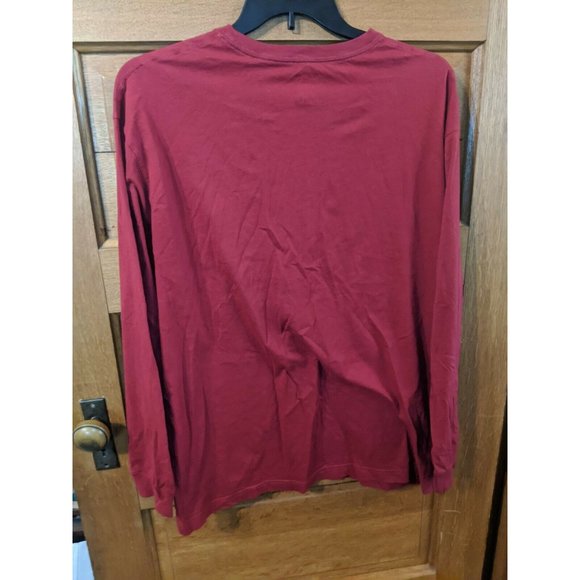 Cremieux Red Sleepwear Long Sleeve XL Top Shirt Mens Size Extra Large Mens - Picture 2 of 5